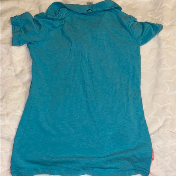 IVIVVA BLUE POLO TEE - Picture 3 of 3